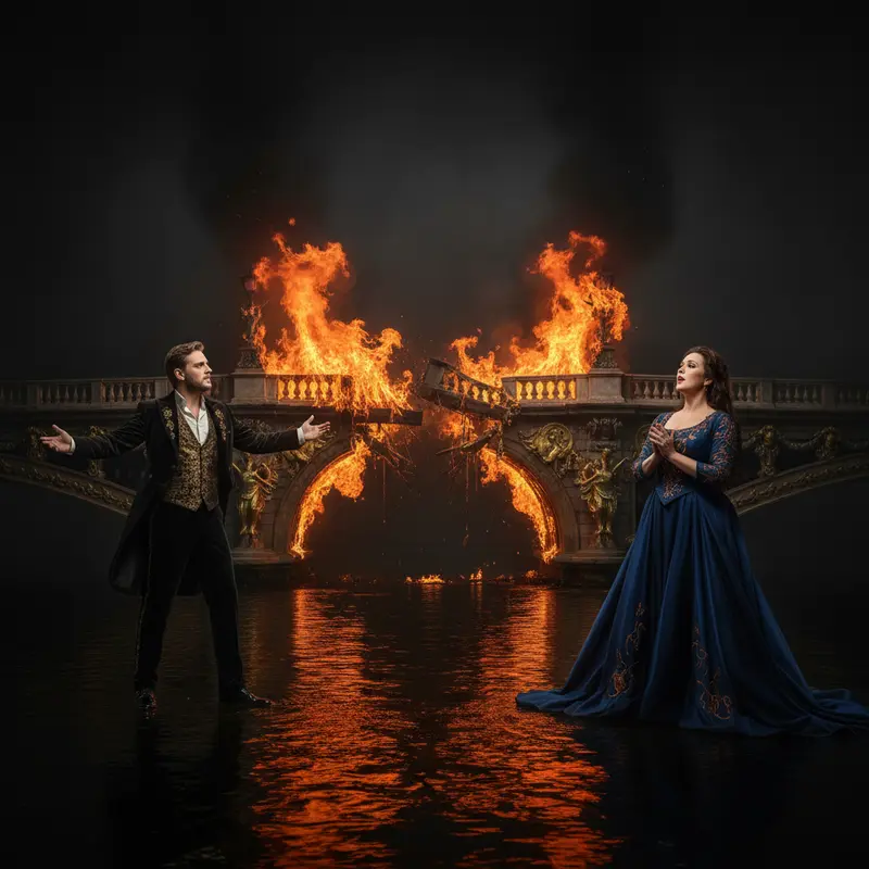 The Burning Bridge — cover
