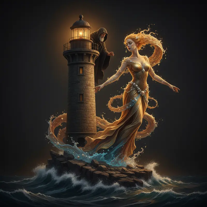 The Lighthouse and the Tide — cover art